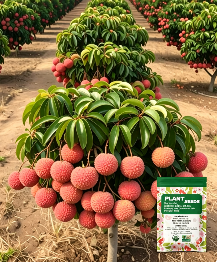🔥 65K+ SOLD! 🌱Rare Tropical Lychee Tree – A Unique Fruit Growing Experience