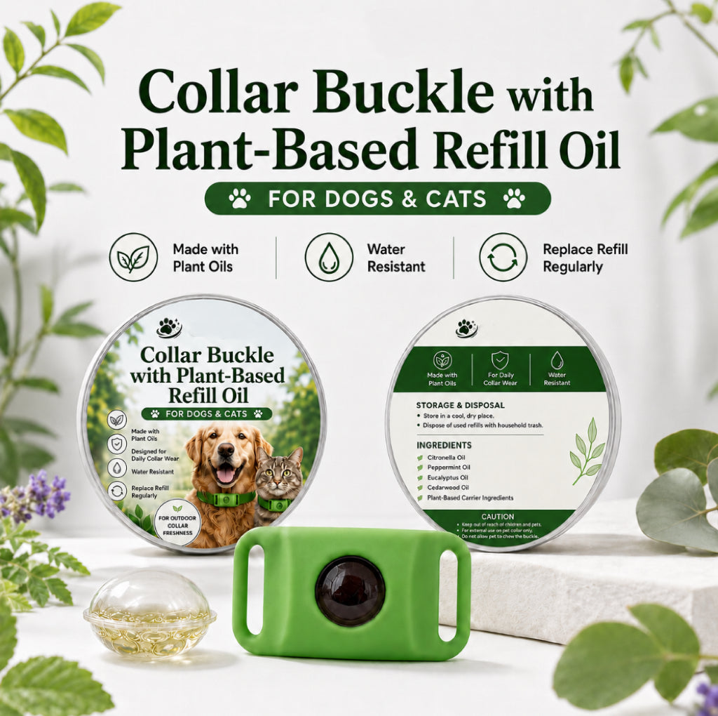 Pets Worming Collar Buckles| 60 Days Flea &Tick Free