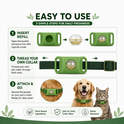 Pets Worming Collar Buckles| 60 Days Flea &Tick Free