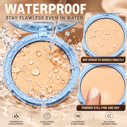 Waterproof Matte Oil-Control Pressed Powder