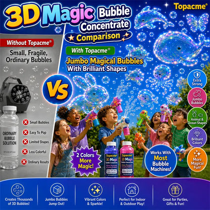 Unitedne® Super 3D Magic Bubble Concentrate —— Animal & Ocean Fantasy Theme
