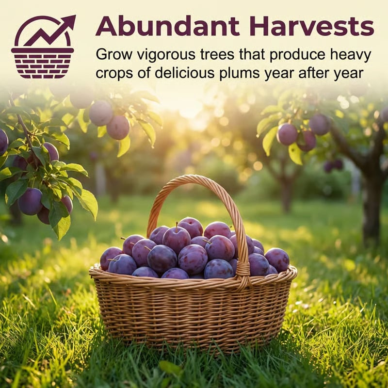 ⏰50% OFF JUST TODAY🍑Heirloom Non-GMO Grafted Plum Tree Seeds