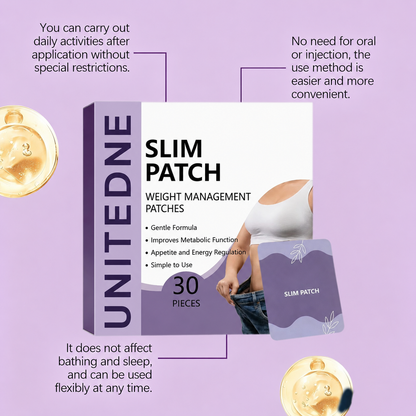 Unitedne Natural Body Patches, All Skin Types, 30-Day Supply