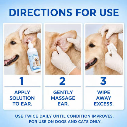 Pet Ear Cleaner | Relieves Itching in Dogs & Cats