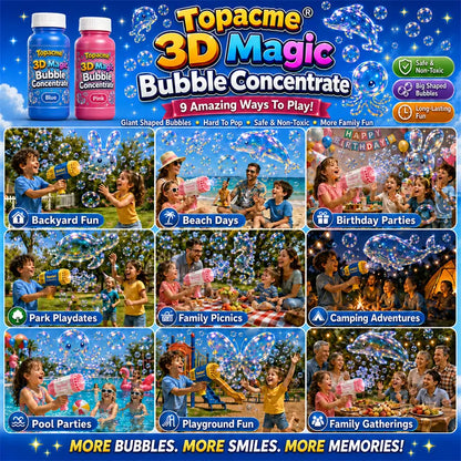 Unitedne® Super 3D Magic Bubble Concentrate —— Animal & Ocean Fantasy Theme