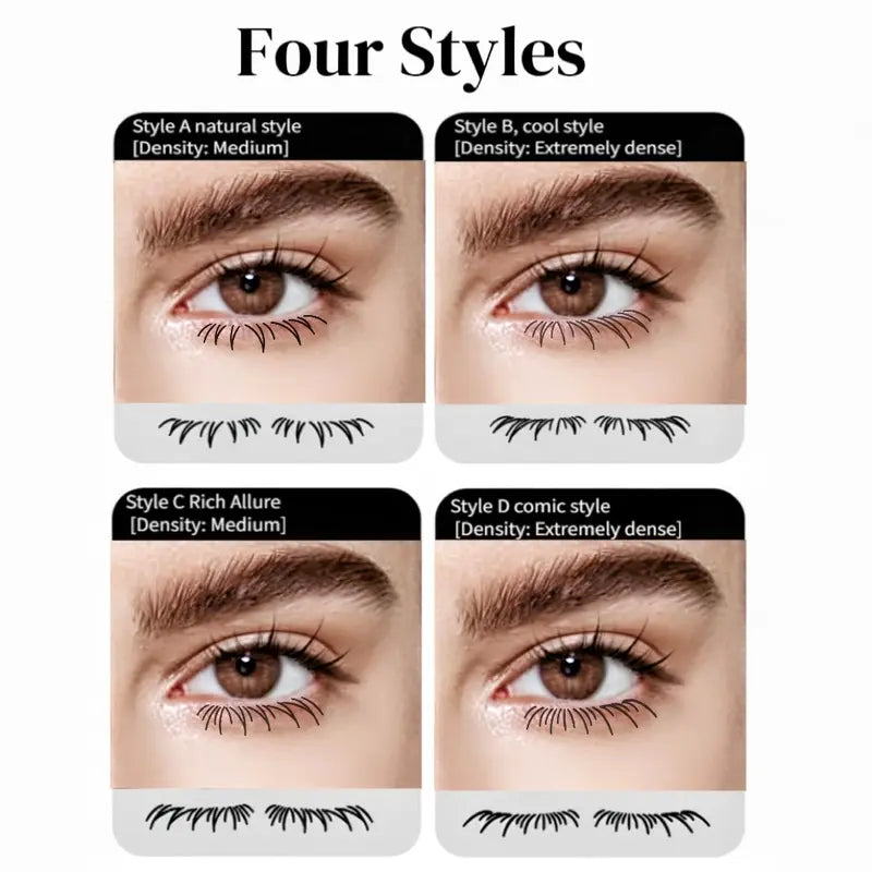 Reusable Lower Eyelash Stamps Kit