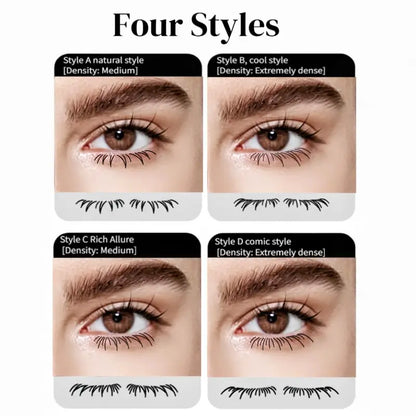 Reusable Lower Eyelash Stamps Kit