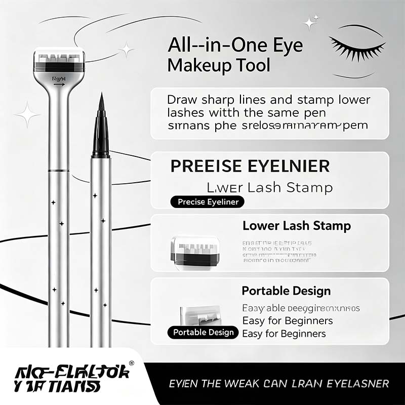 Reusable Lower Eyelash Stamps Kit
