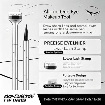 Reusable Lower Eyelash Stamps Kit