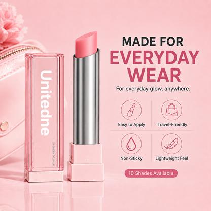 🔥Last Day Buy 1 Get 1 Free|Unitedne GLOW VEIL LIP SHEEN OIL BALM