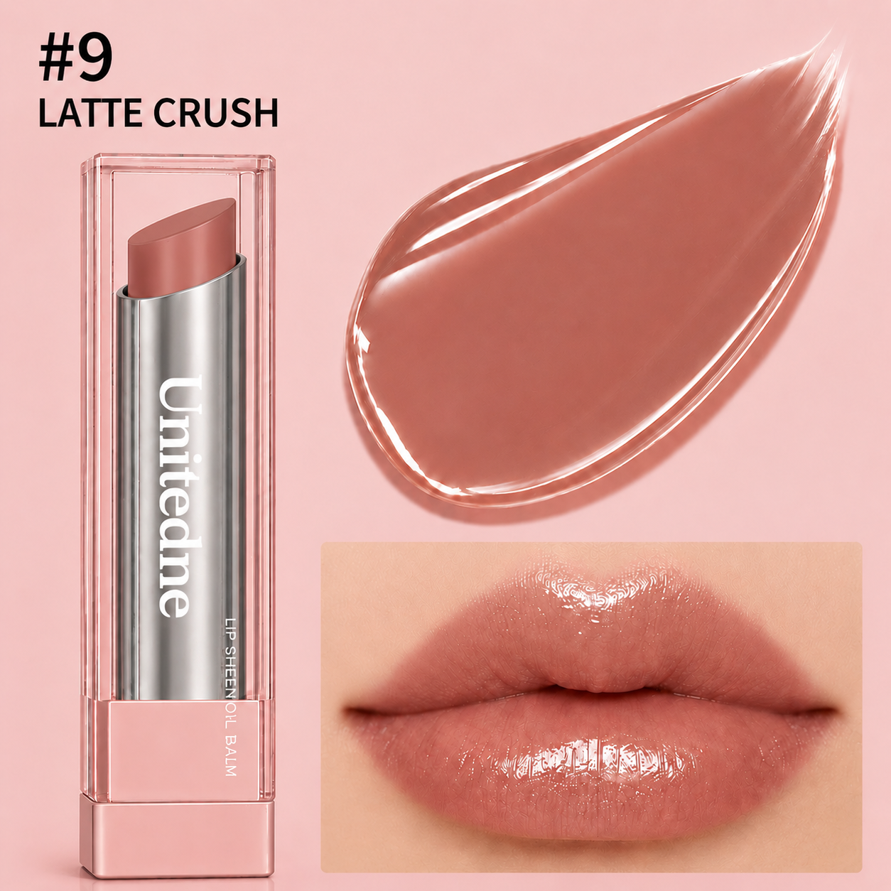 🔥Last Day Buy 1 Get 1 Free|Unitedne GLOW VEIL LIP SHEEN OIL BALM