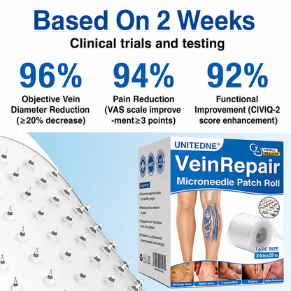 🇨🇦🏆✅️🏃Unitedne® VeinRepair Microneedle Patch Roll⚡Instant Relief, Long-Term Results
