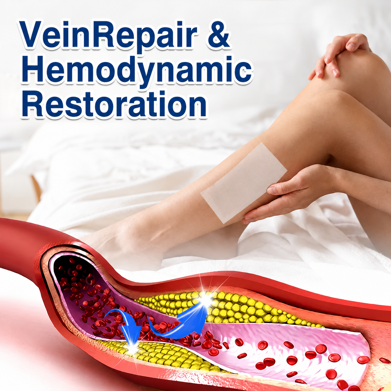 🇨🇦🏆✅️🏃Unitedne® VeinRepair Microneedle Patch Roll⚡Instant Relief, Long-Term Results