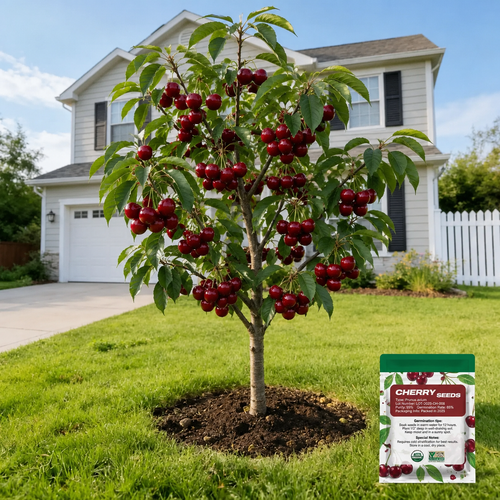 Plant a Memory That Grows For Years—The Cherry Tree Growing Experience- Premium Live Cherry Seeds