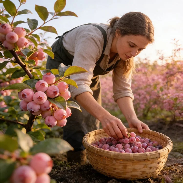 🔥50K+ SOLD!💟Pink Blueberry Seeds -😋A Uniquely Delightful Taste(2 PCS-1000 seeds)