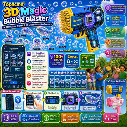 Unitedne® Super 3D Magic Bubble Concentrate —— Animal & Ocean Fantasy Theme
