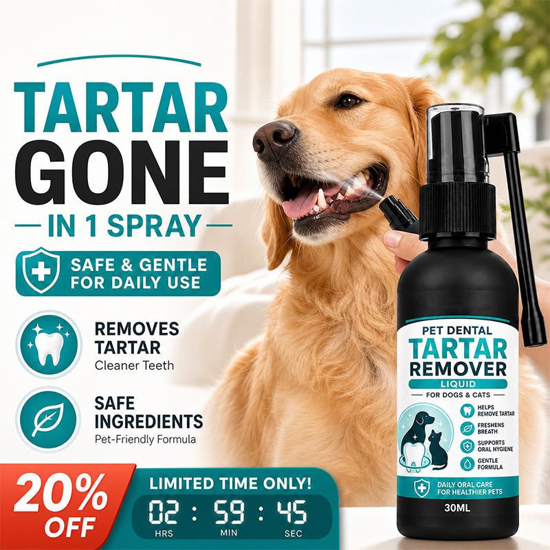 🐾Enjoy 50% off now! Buy one get one free gentle pet dental cleaning spray